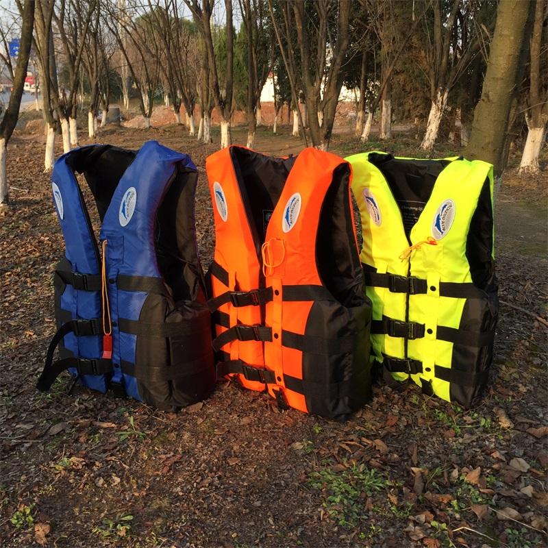 Adult Life Jacket Men Vest Kayka Life Vest Fishing Vest For Fishing S-XXL Ski Drifting Vest With Whistle Prevention