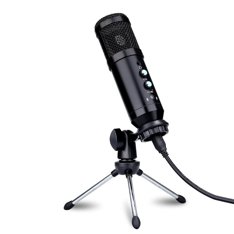 BM800USB condenser microphone with ear return monitoring silent reverberation computer MIC