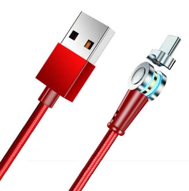 Rotate 180 degree Magnetic USB Cable 5A Fast Charging USB C Charger Micro USB Type c Cable For Xiaomi mi Huawei