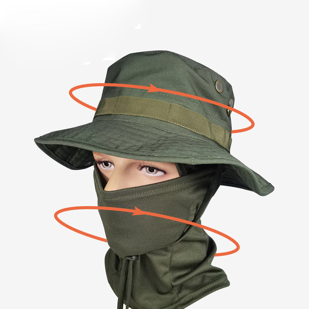 Cooling Neck Gaiter Face Mask Boonie Hat Set!