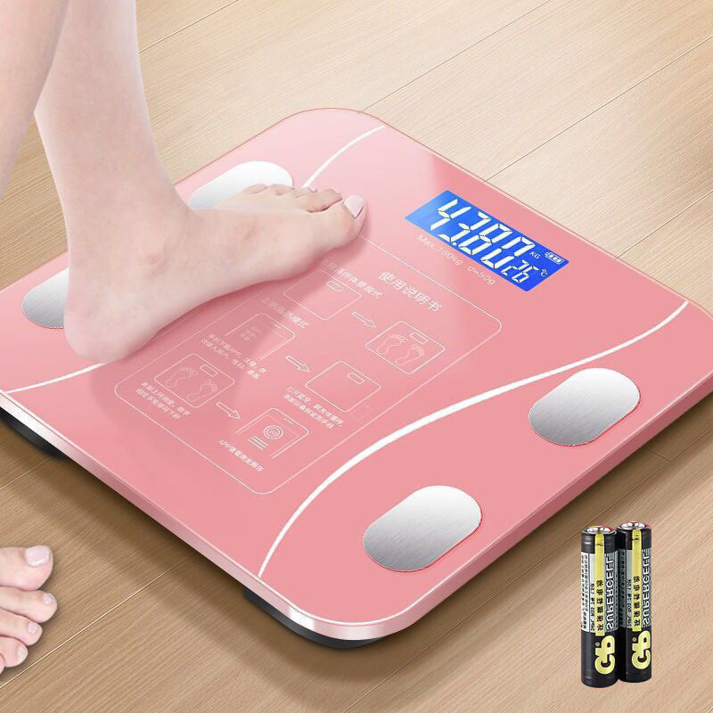 New Weight Scale Home Bluetooth Intelligent Height Electronic Scale Professional Body Fat and Health Weight Scale