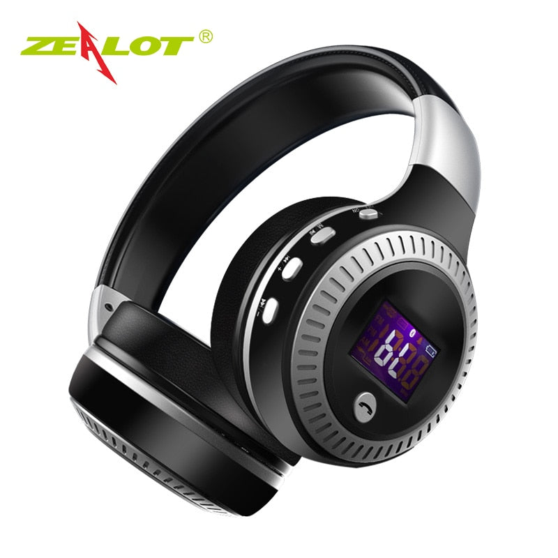 ZEALOT B19 Wireless Headphones with fm Radio Bluetooth Headset Stereo Earphone with Microphone