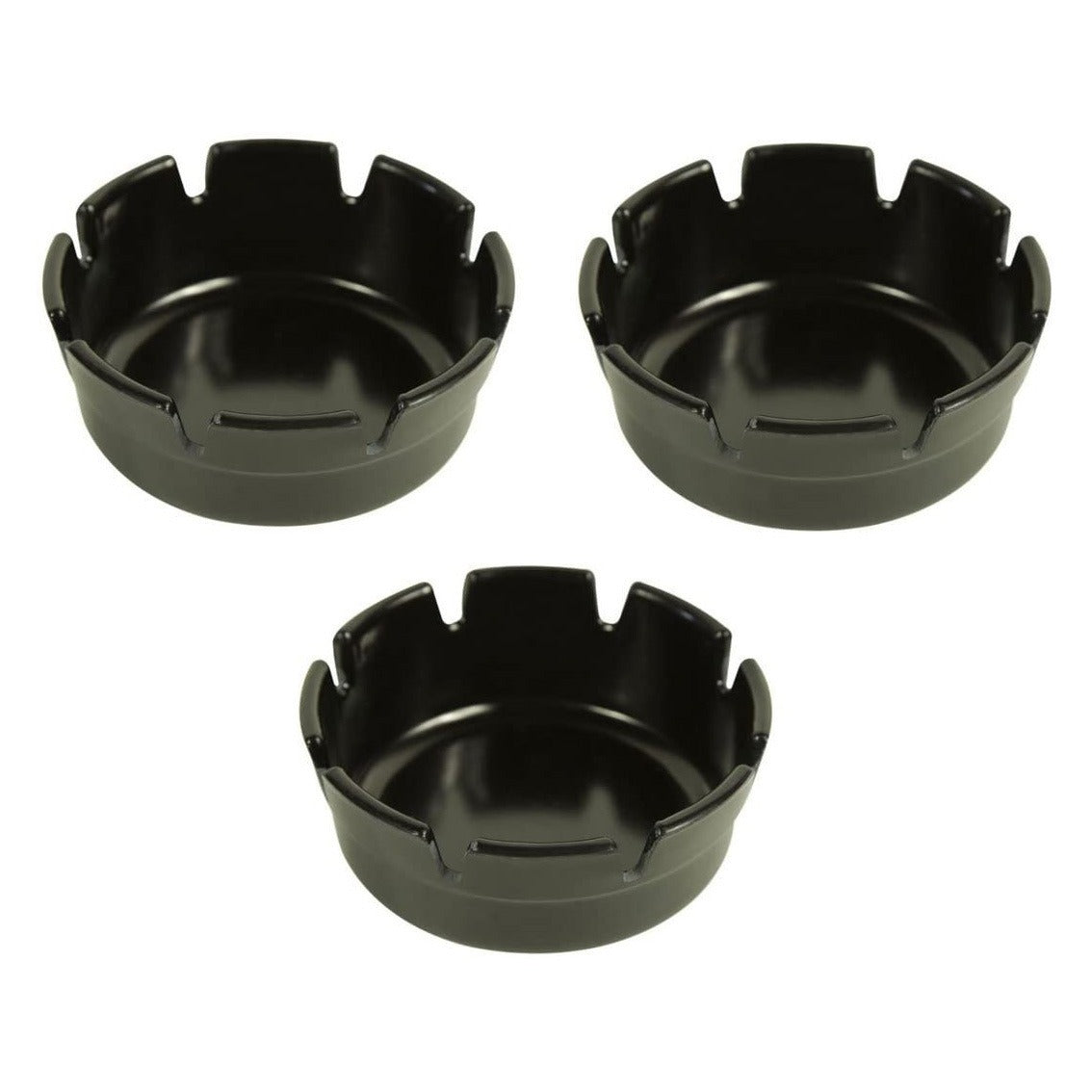 Anti drop and non fragile imitation porcelain plastic eight hole and eight slot ashtray cigarette cup