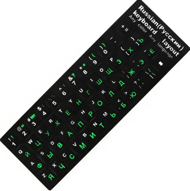 Russian Keyboard Cover Stickers For Mac Book Laptop PC Keyboard Computer Standard Letter Layout Keyboard Covers