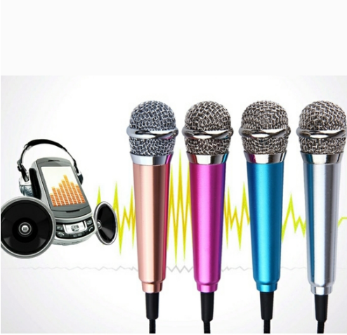 Portable Mini 3.5mm Stereo Studio Speech Mic Audio Microphone