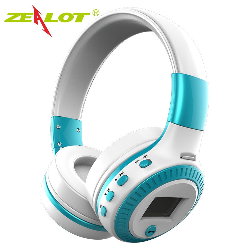 ZEALOT B19 Wireless Headphones with fm Radio Bluetooth Headset Stereo Earphone with Microphone