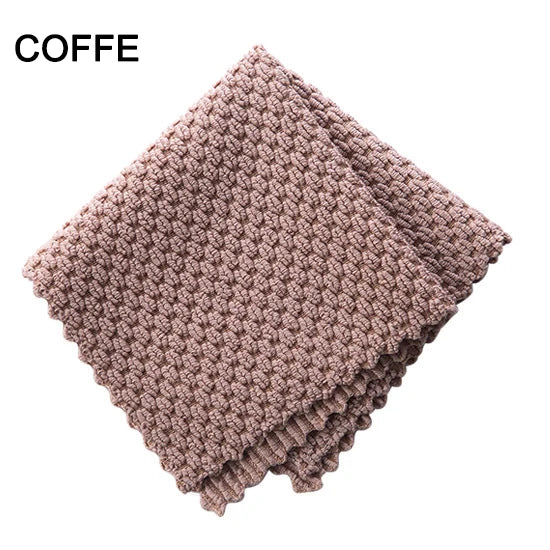 Home microfiber towels for kitchen Absorbent thicker cloth for cleaning Micro fiber wipe table kitchen towel Kitchen Anti-grease