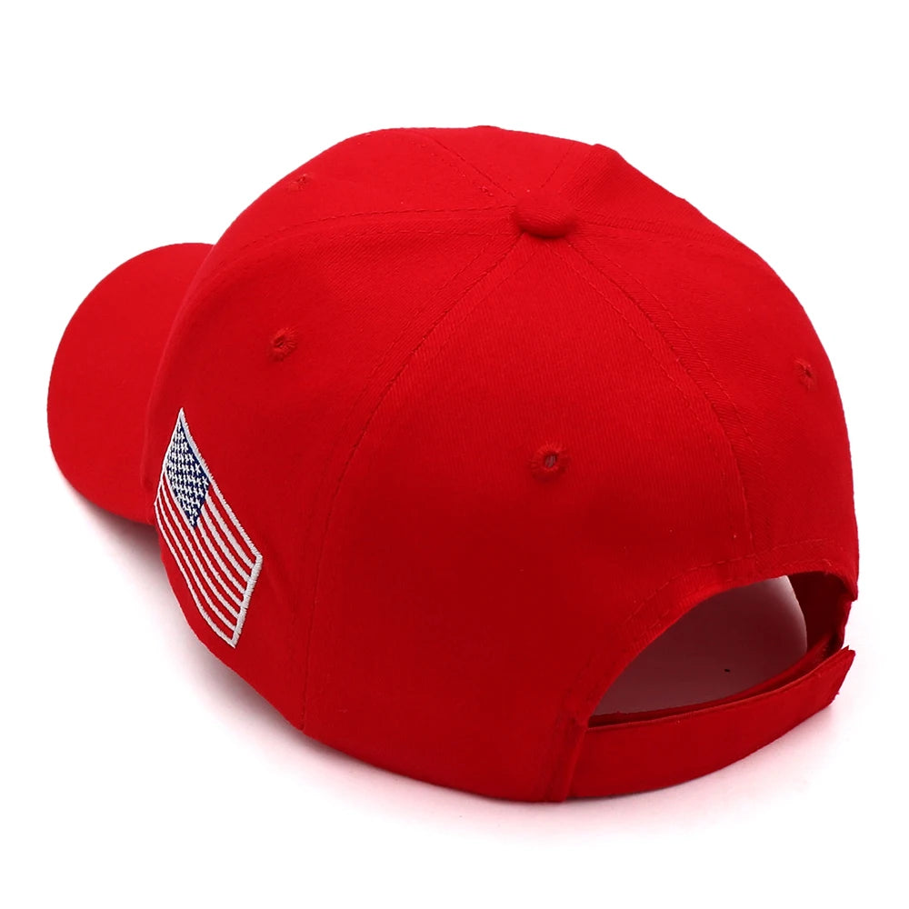 New Donald Trump 2024 Cap USA Flag Baseball Caps LET'S GO BRANDON Trump Snapback President Hat 3D Embroidery Drop Shipping